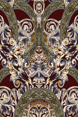 豹纹印花华亿平台图片