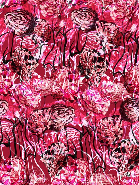 花朵印花华亿平台图片