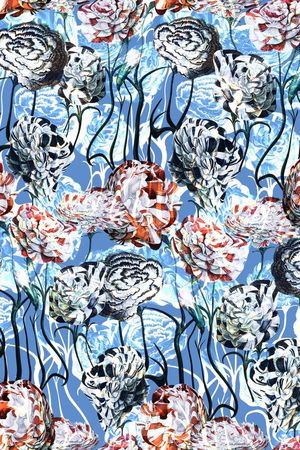 花朵印花华亿平台图片