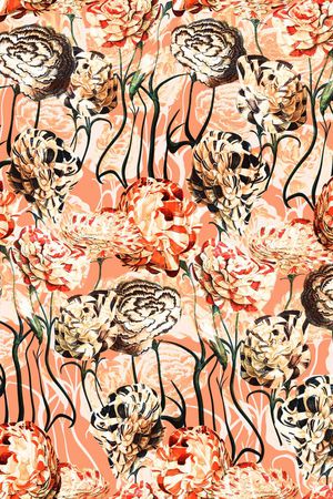 花朵印花华亿平台图片