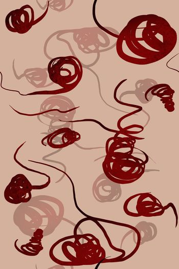 抽象、线条印花华亿平台图片