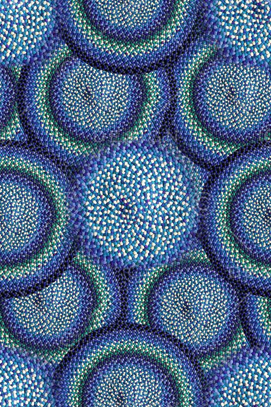 抽象手绘几何水彩画民族风北非华亿平台数码印花印花华亿平台图片