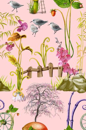 花朵印花华亿平台图片