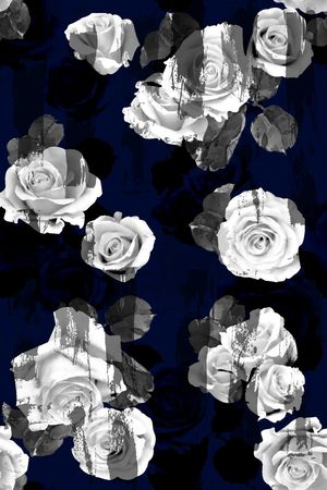 男装花卉印花华亿平台图片