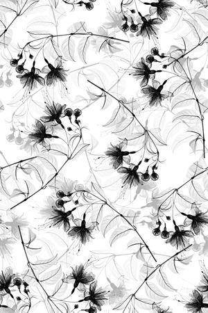 树叶印花华亿平台图片