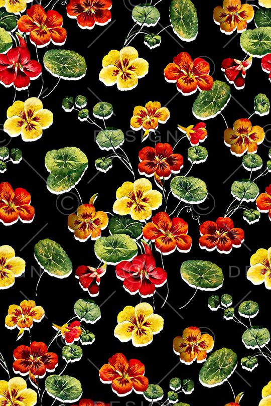 女装花卉印花华亿平台图片