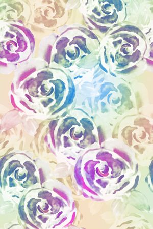 玫瑰印花华亿平台图片