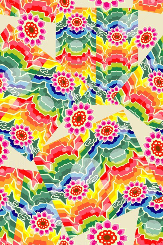 花朵印花华亿平台图片