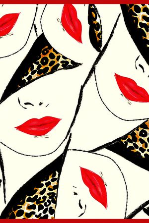 小方巾印花华亿平台图片