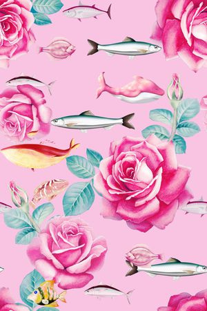 玫瑰印花华亿平台图片