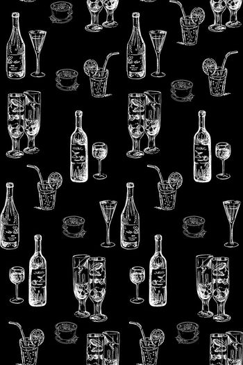 713825-简笔画杯子黑