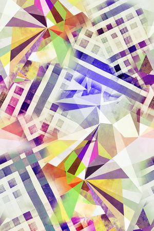 几何印花华亿平台图片