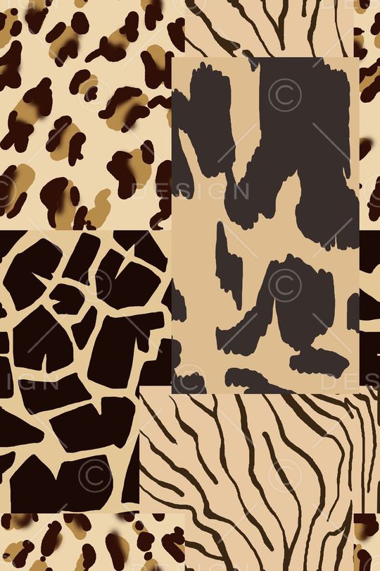 动物迷彩印花华亿平台图片