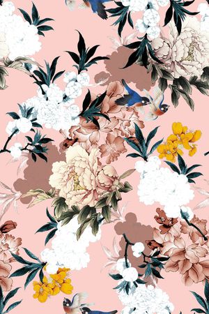 中国风印花华亿平台图片