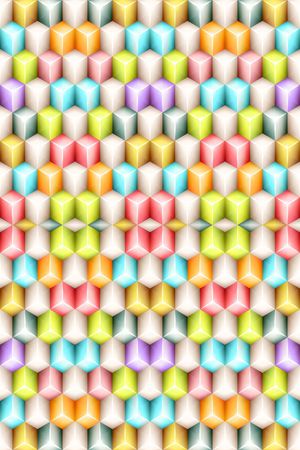 迷乱几何印花华亿平台图片