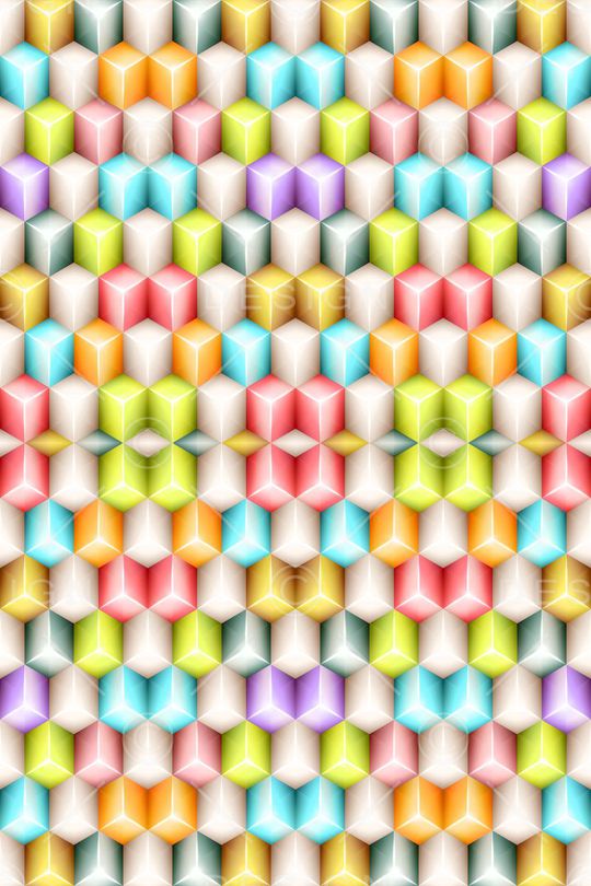 迷乱几何印花华亿平台图片