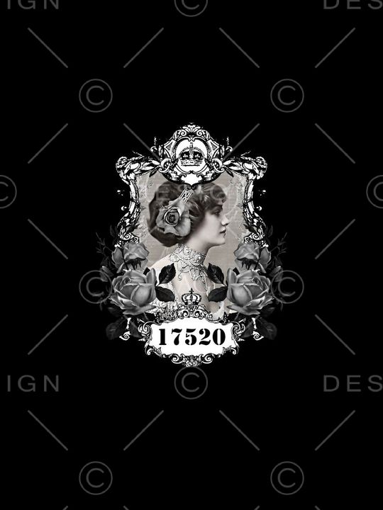 复古边框印花华亿平台图片