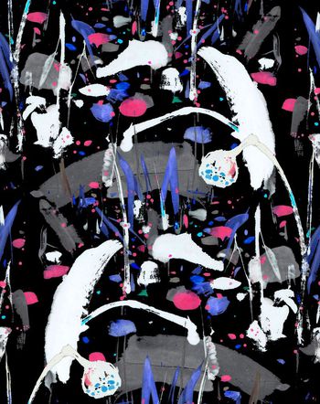 泼墨印花华亿平台图片