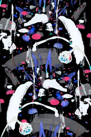 泼墨印花华亿平台图片