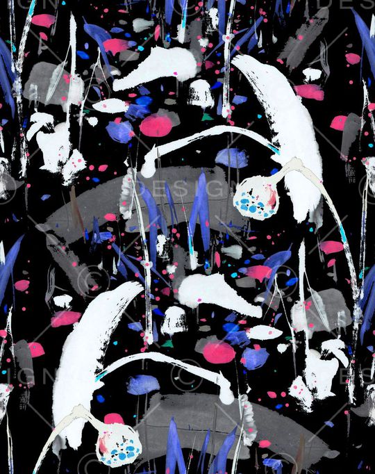 泼墨印花华亿平台图片