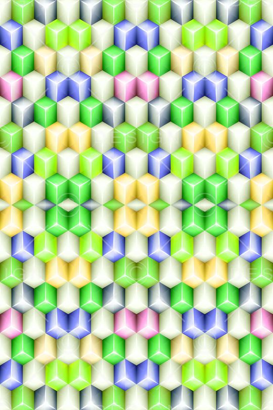 迷乱几何印花华亿平台图片