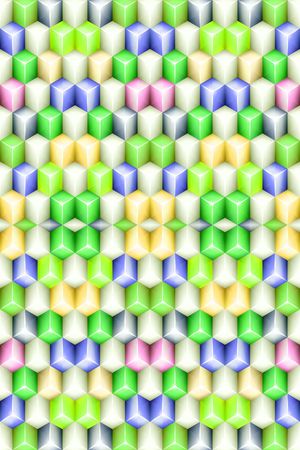 迷乱几何印花华亿平台图片