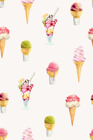 甜筒印花华亿平台图片