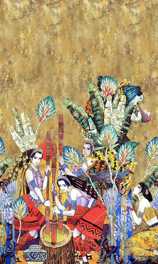 民族风印花华亿平台图片