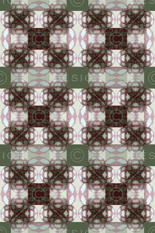 抽象花卉印花华亿平台图片