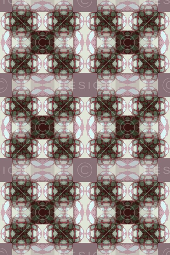 抽象花卉印花华亿平台图片