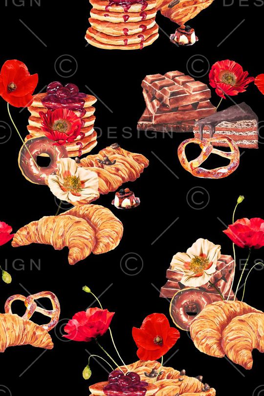 欧式插画印花华亿平台图片