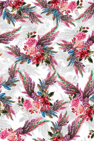 花朵印花华亿平台图片