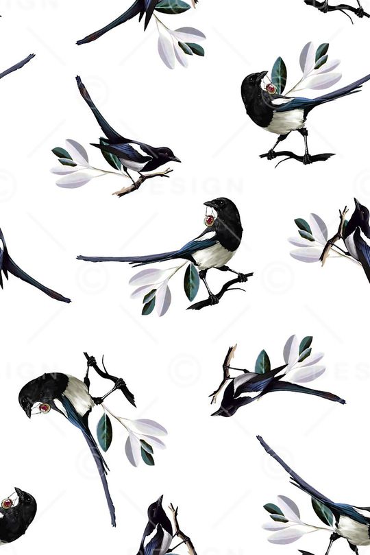 花鸟印花华亿平台图片