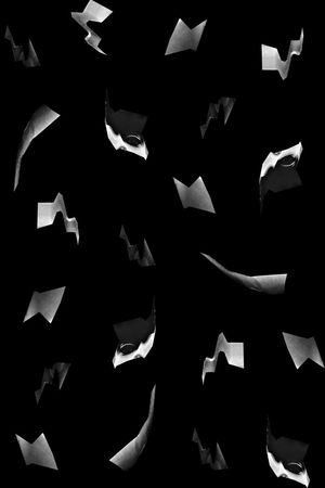 几何并块印花华亿平台图片