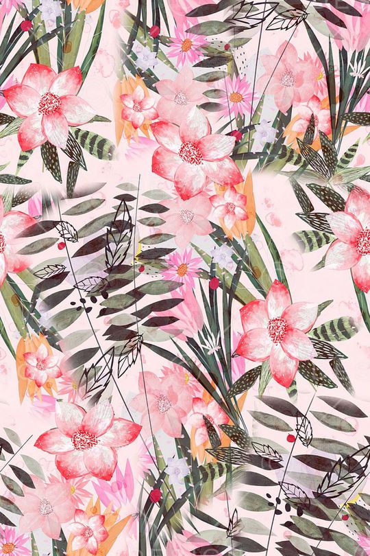 花朵印花华亿平台图片