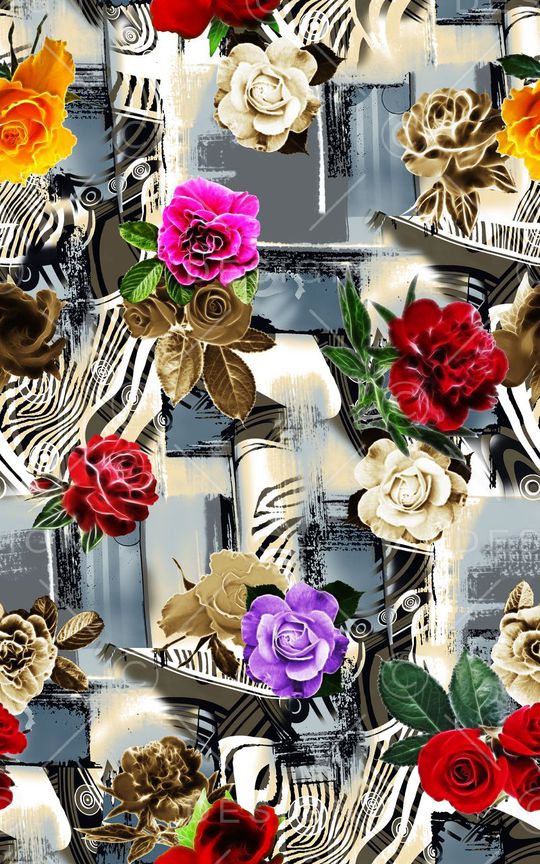 花朵印花华亿平台图片