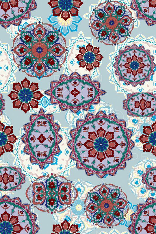 不规则几何印花华亿平台图片