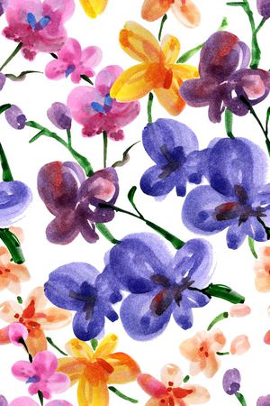 手绘印花华亿平台图片