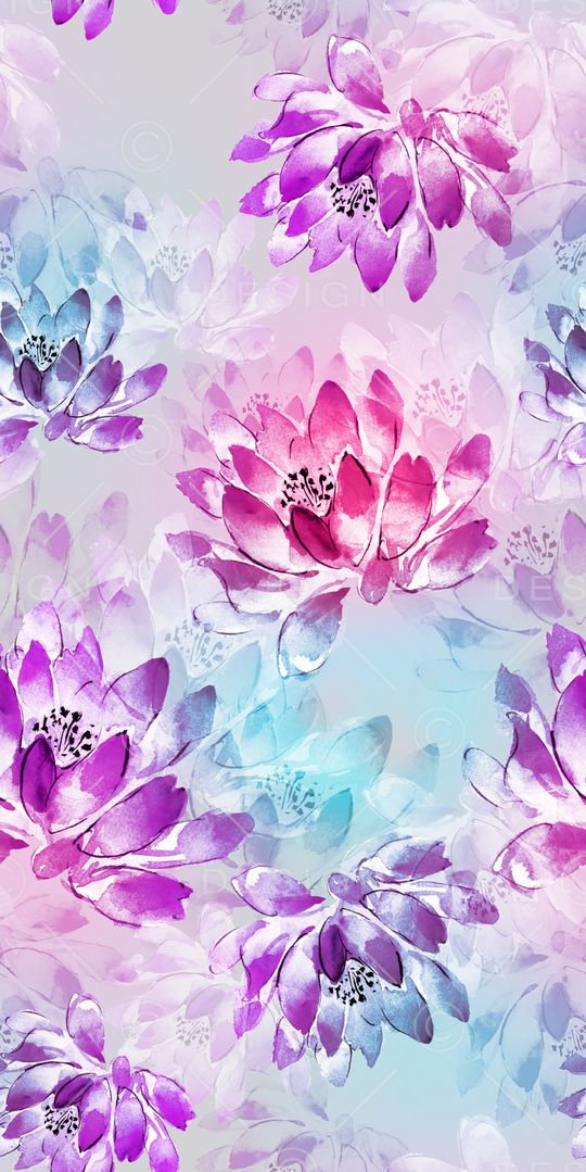 荷花印花华亿平台图片