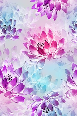 荷花印花华亿平台图片