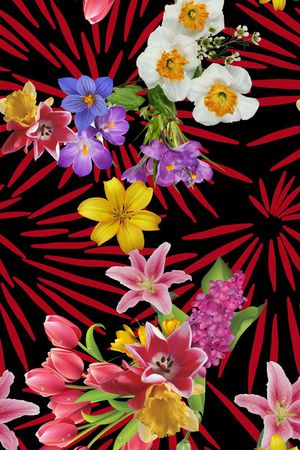 花朵印花华亿平台图片