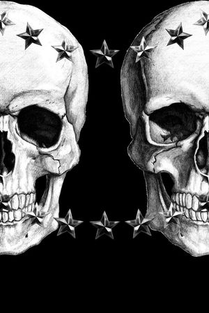 黑白印花华亿平台图片