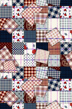 格子印花华亿平台图片