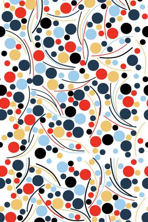 圆点印花华亿平台图片