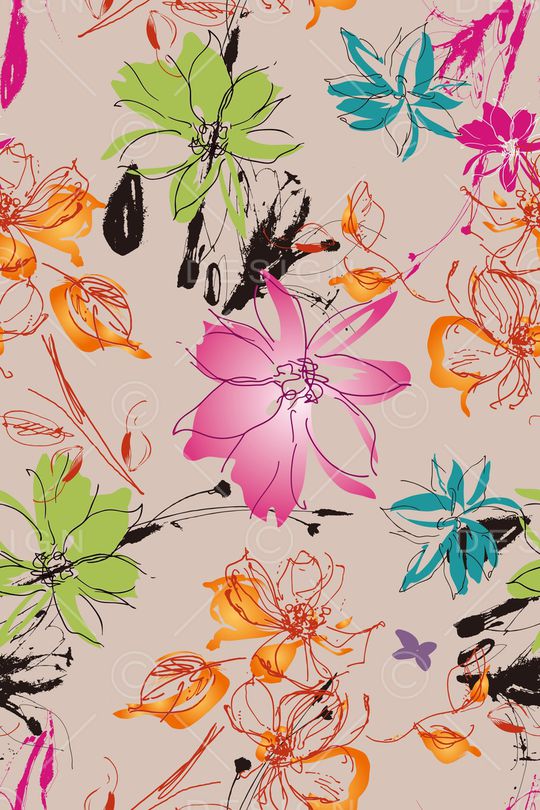 抽象印花华亿平台图片