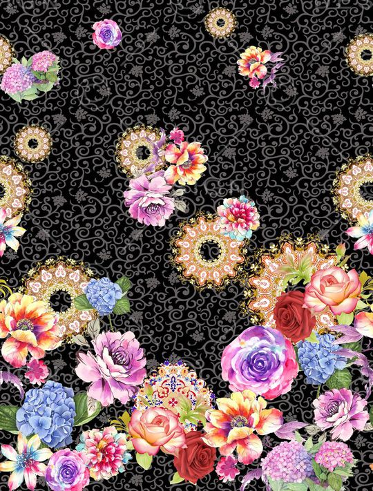 圆盘印花华亿平台图片