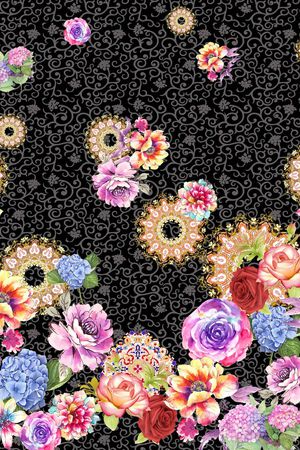 圆盘印花华亿平台图片