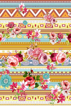 几何印花华亿平台图片