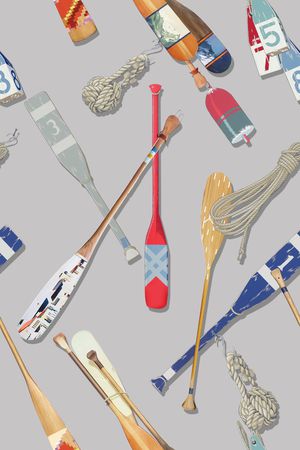 海洋风印花华亿平台图片