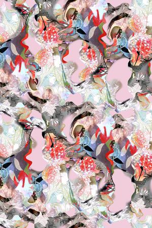 复古印花华亿平台图片